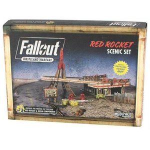 Fallout Game Collectible - Wasteland Warfare Red Rocket scenic set
